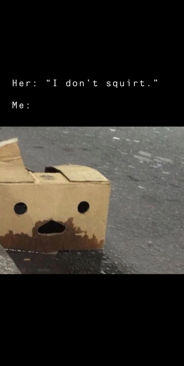 I never do this