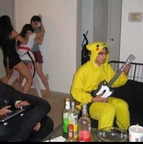 I never get invited to these kinds of parties