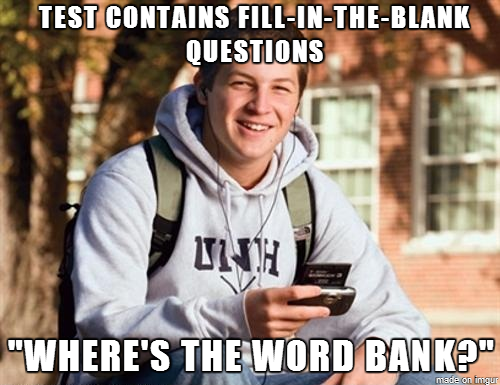 I never thought I would see this in a college class