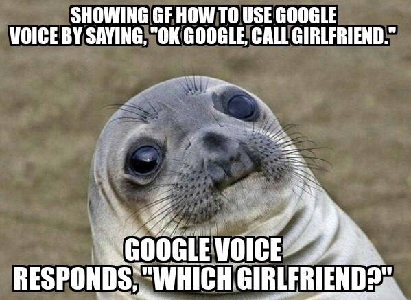 I only have one girlfriend