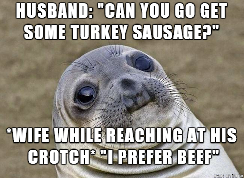 I overheard an elderly couple at Wal-mart today