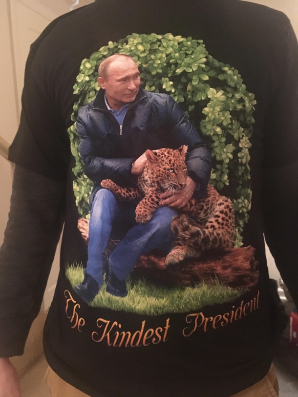 I picked this up in Moscow  white elephant gift