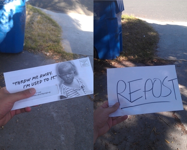 I posted this photo about a year ago then saw it on the front page yesterday Evidently my driveway was cleaner then