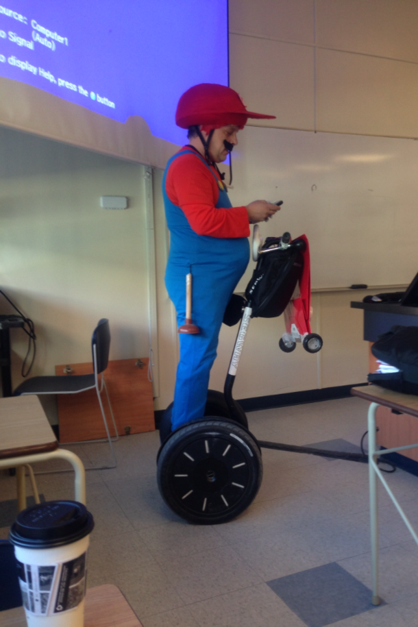 I present to you my physics prof
