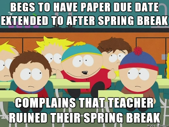 I propose a new Scumbag Student background