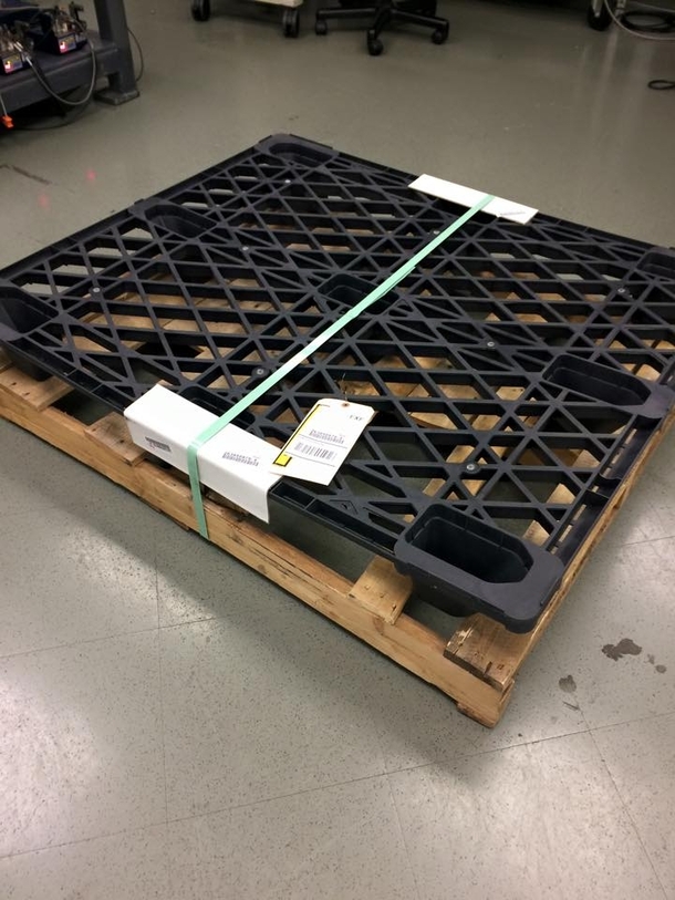 I purchased a pallet at work and it arrived today