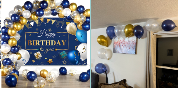 I put my friend in charge of the decorations