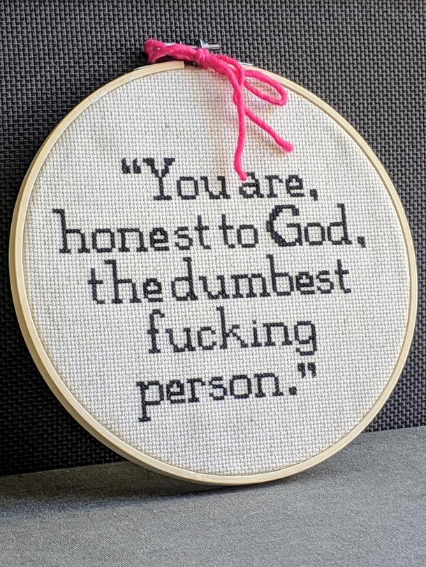 I received this gift from my wonderful coworkers