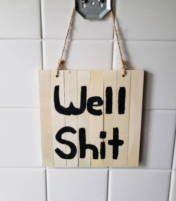I recieved a house warming gift for the bathroom