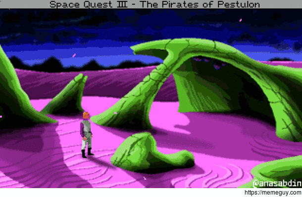 I redrew Space Quest  planets  Originals in comments