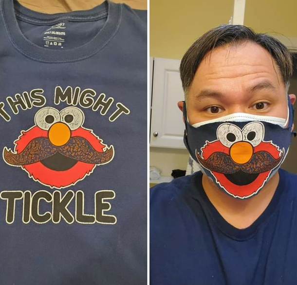 I repurposed an old shirt