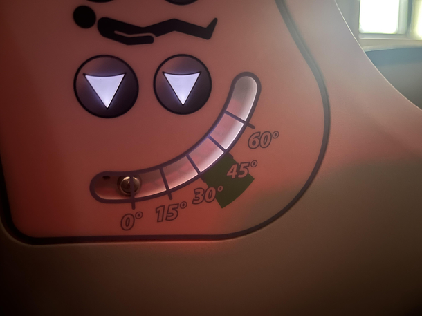 I rolled over in my hospital bed and found it smiling at me