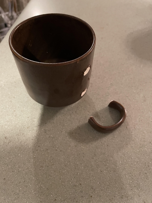 I said it was mishandled My brother said it probably got mugged