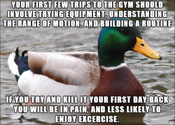I saw a lot new faces going all out at the gym today