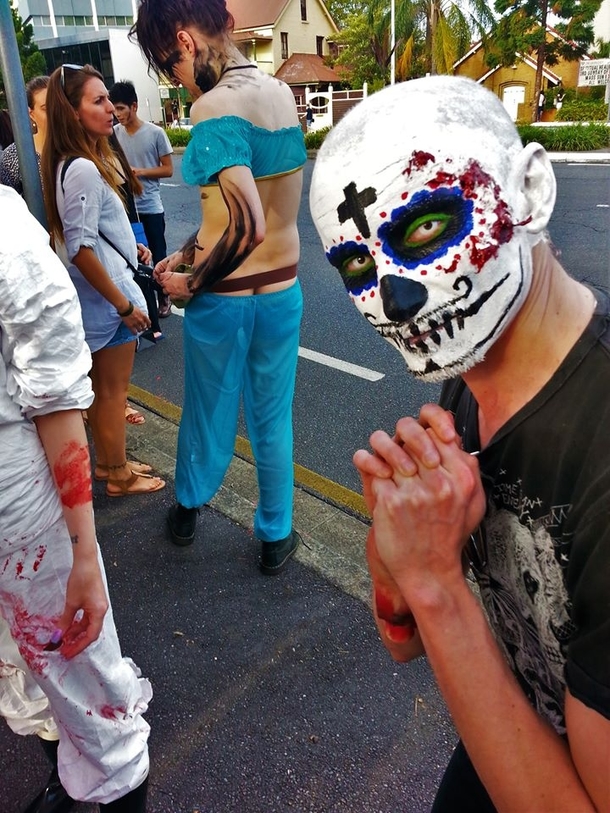 I saw a revealing outfit at Brisbane Zombie Walk on the weekend and I just couldnt help myself