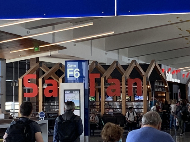 I saw an evil gate at the Phoenix airport