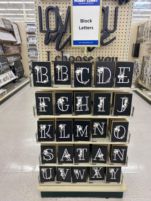 I saw Satan at Hobby Lobby today