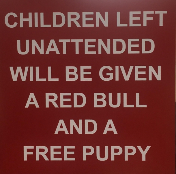 I saw this at a laundromat last night