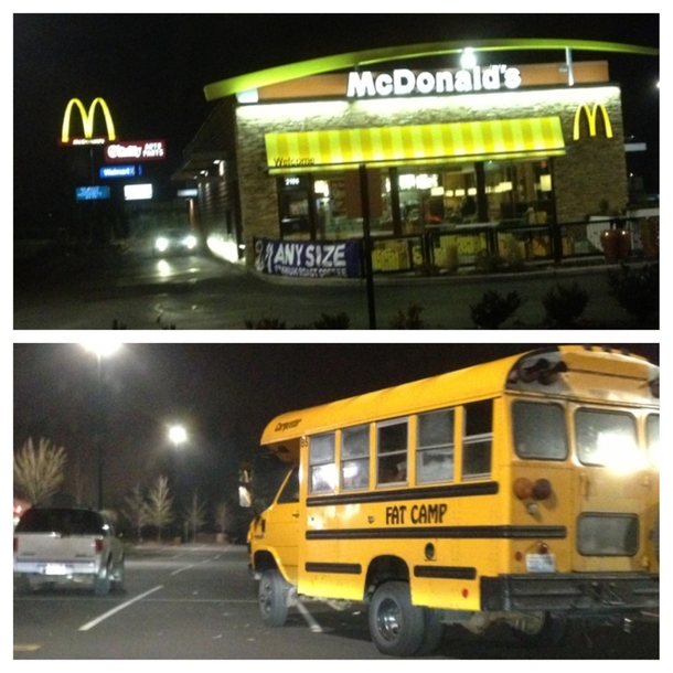I saw this in the McDonalds parking lot Im lovin it