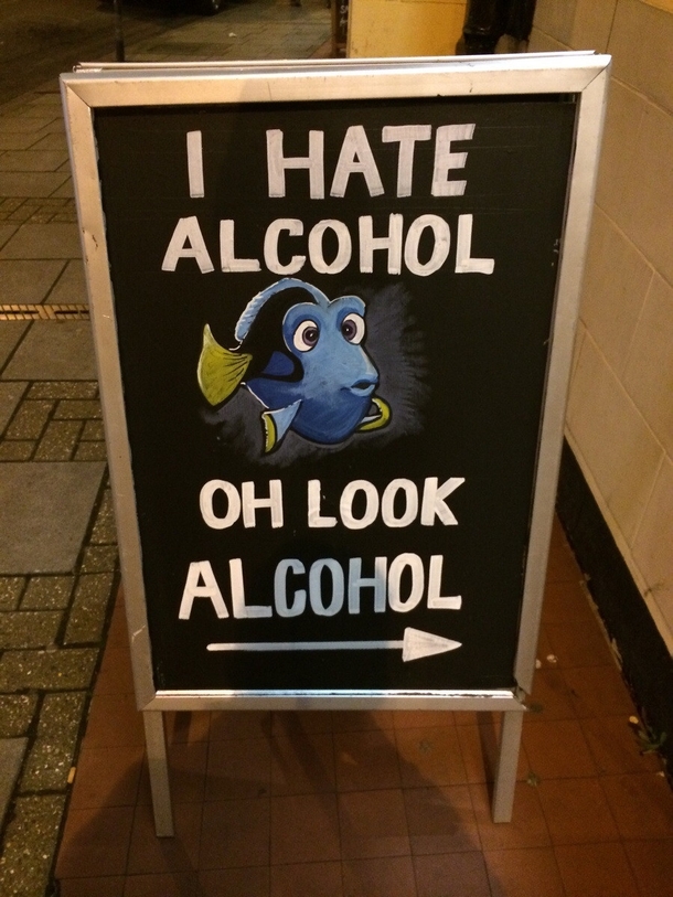 I saw this sign last night 