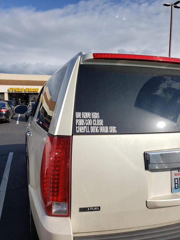 I saw this yesterday while out shopping and it made me laugh