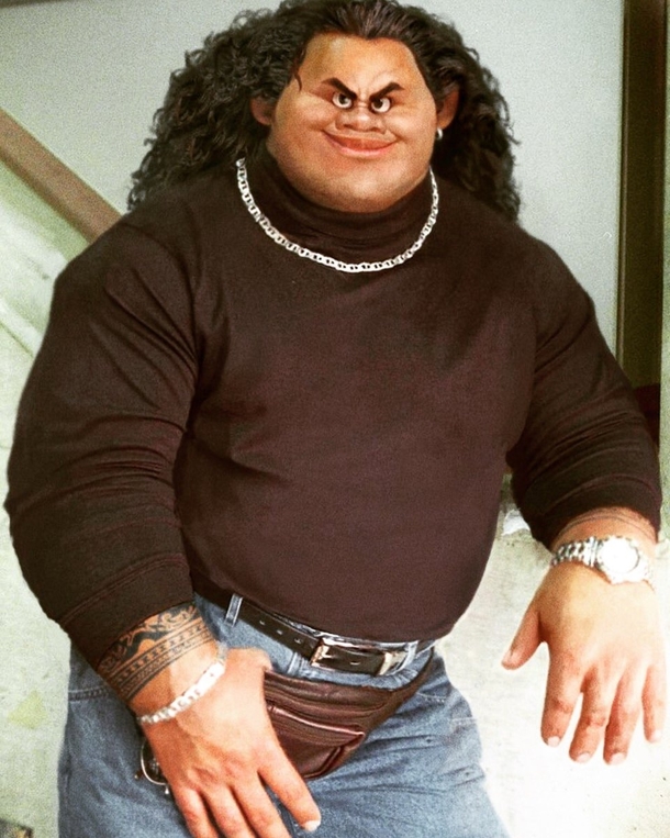 I searched for Maui  Dwayne Johnson was not disappointed