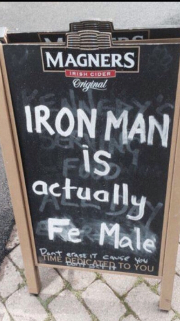 I see what you did there