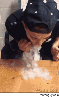 I see you like smoke rings How about a smoke tornado