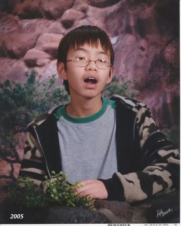 I see your friends old school picture and raise you my th grade photo