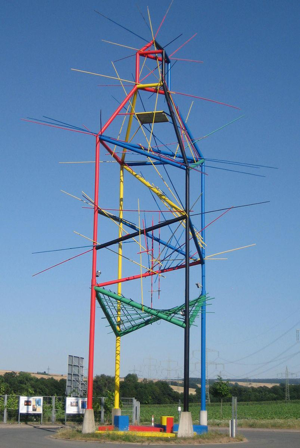 I see your shitty art installations and I present you the Feininger Tower Thuringia Germany
