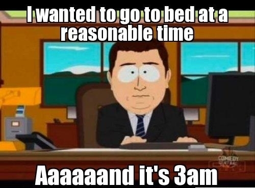 I seem to do this way too much