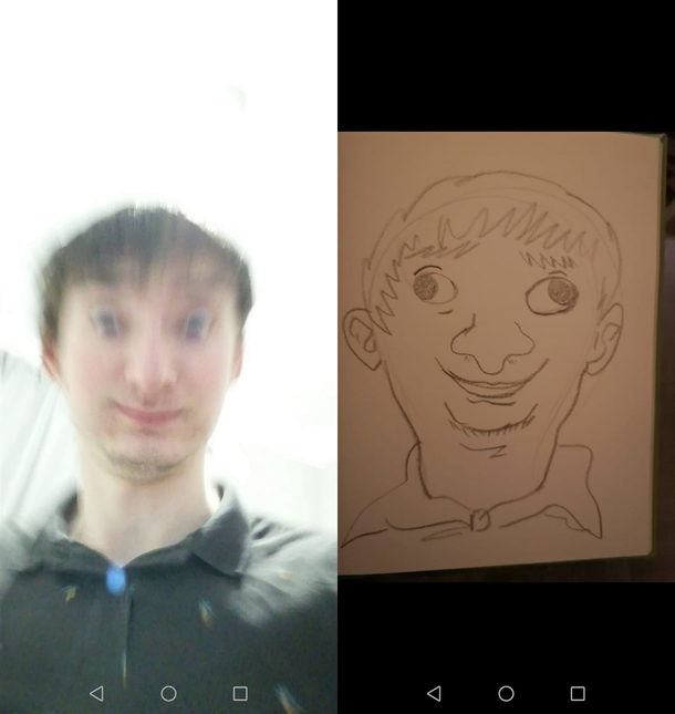 I sent the blurred photo to my brotherleft one and he sent me back the one on the right