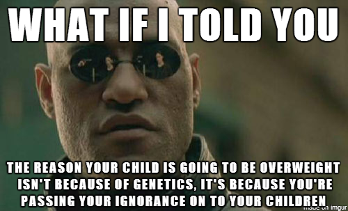 I seriously just saw a mom talk her kid OUT of getting water and INTO getting Pepsi