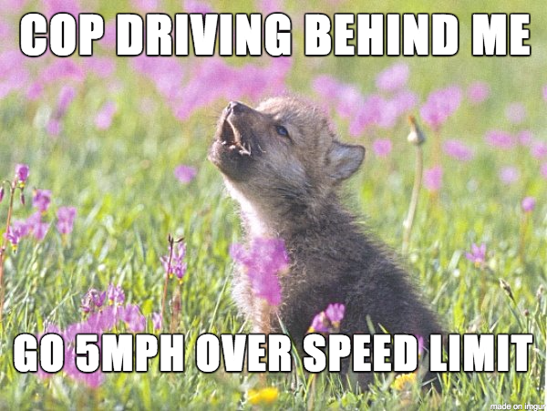 I should be in jail right now