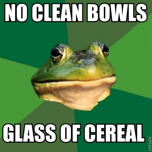 I should do the dishes