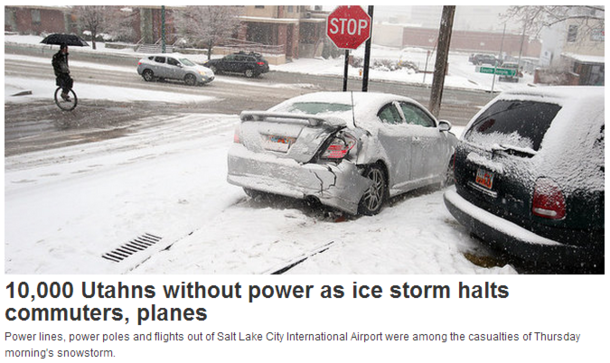 I should have invested in a unicycle instead of snow tires