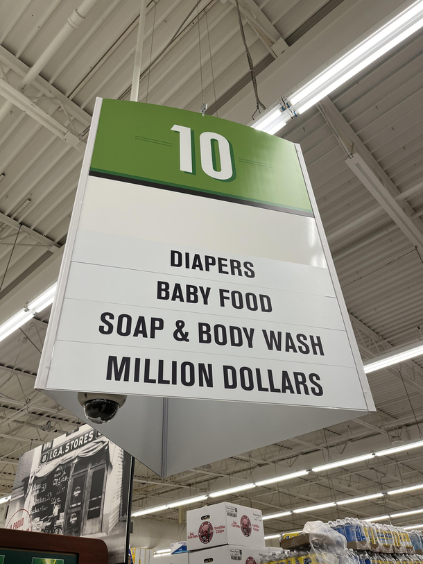 I should shop here more often Excuse me sir Im looking for