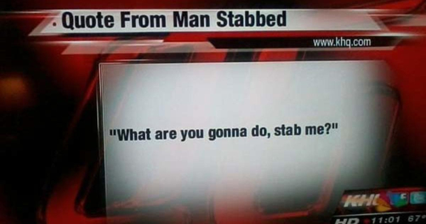 I shouldnt have laughed