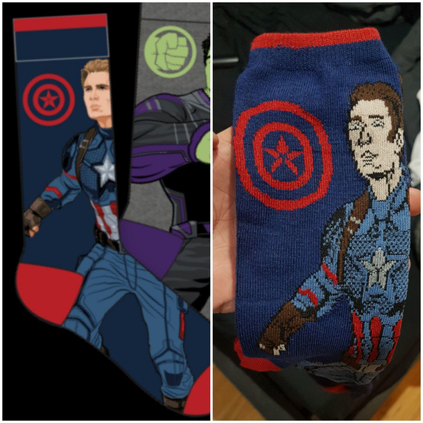 I shouldve known better than to order free socks from a cereal box