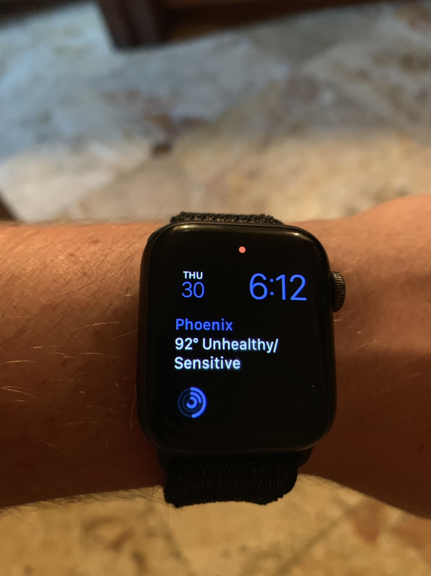 I signed up to see the air quality not a mood ring