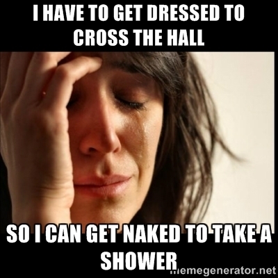 I sleep naked and also have a roommate
