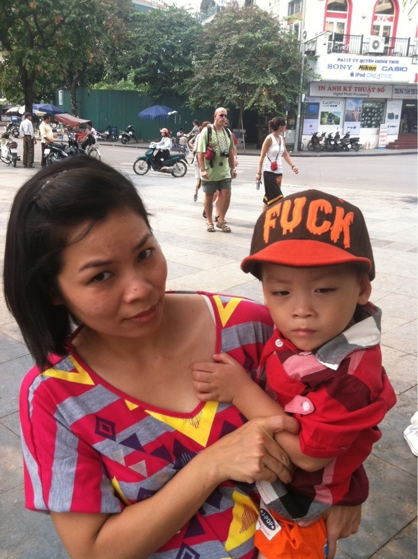I spotted this kid in Vietnam today