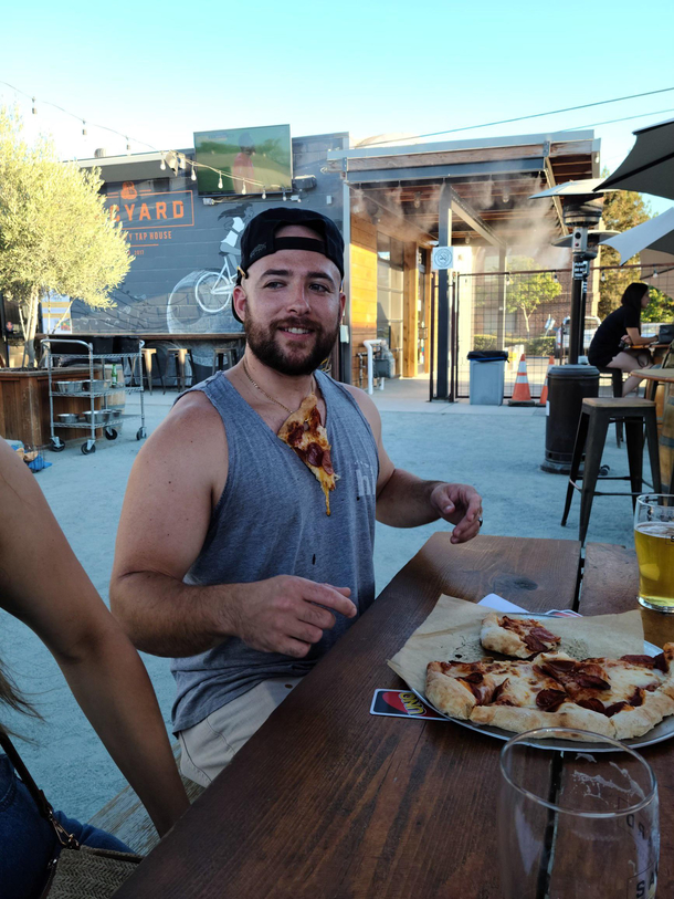 I started my own pizza chain today