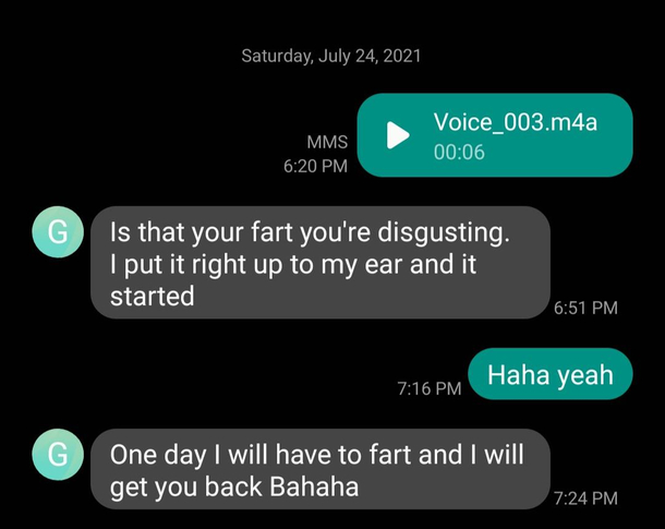 I started something terrible between me and my sister