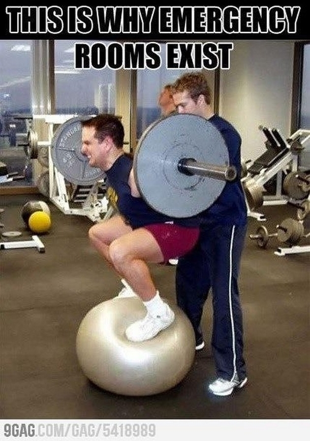I swear I see people like this at the university gym