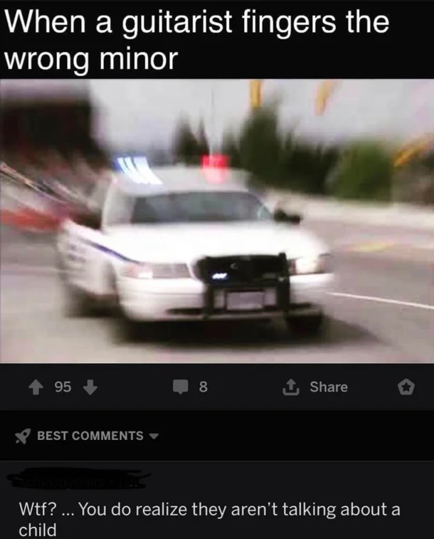 I swear it wasnt A minor