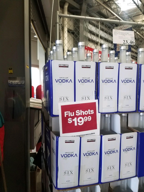 I think Costco found a new Flu remedy