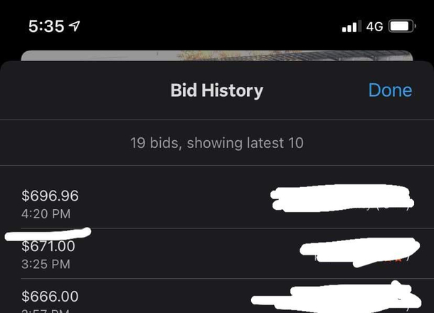 I think I deserve to win this auction Right