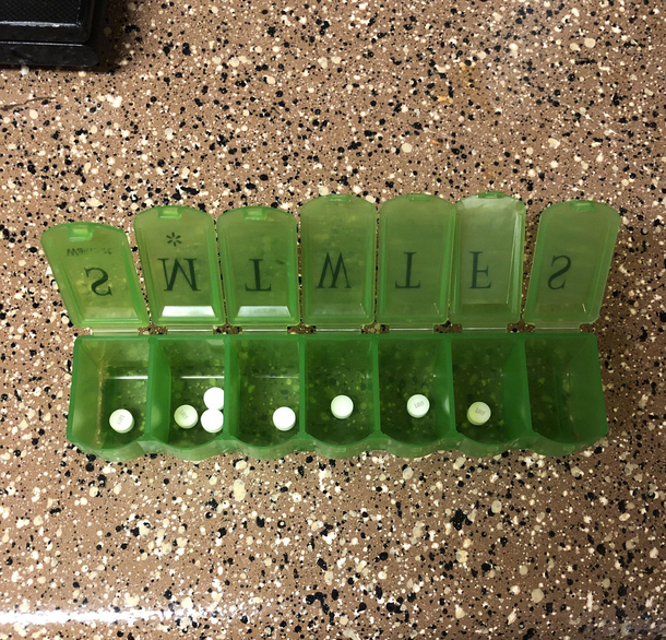 I think I got my one a day antidepressants distributed better