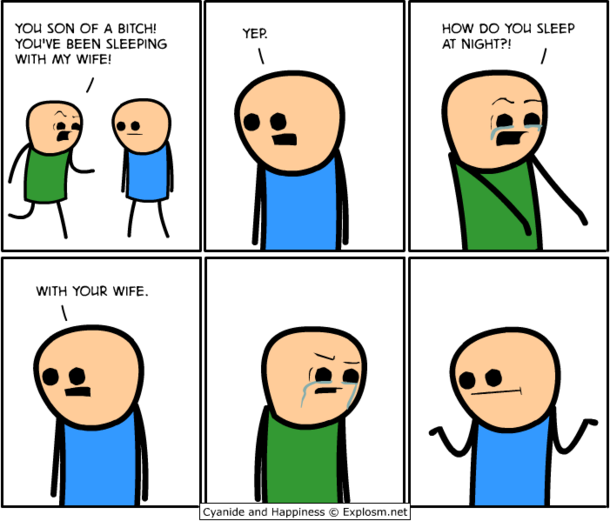 I think I just found my favorite cyanide and happiness comic